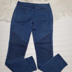 Fire Los Angeles Women's Size Medium Skinny Stretch Jeggings Blue Denim Jeans